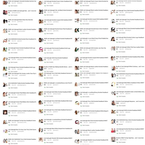 Lele Sadoughi x Elizabeth Arden Limited Edition Striped Knotted Headband NWOT - Picture 6 of 6